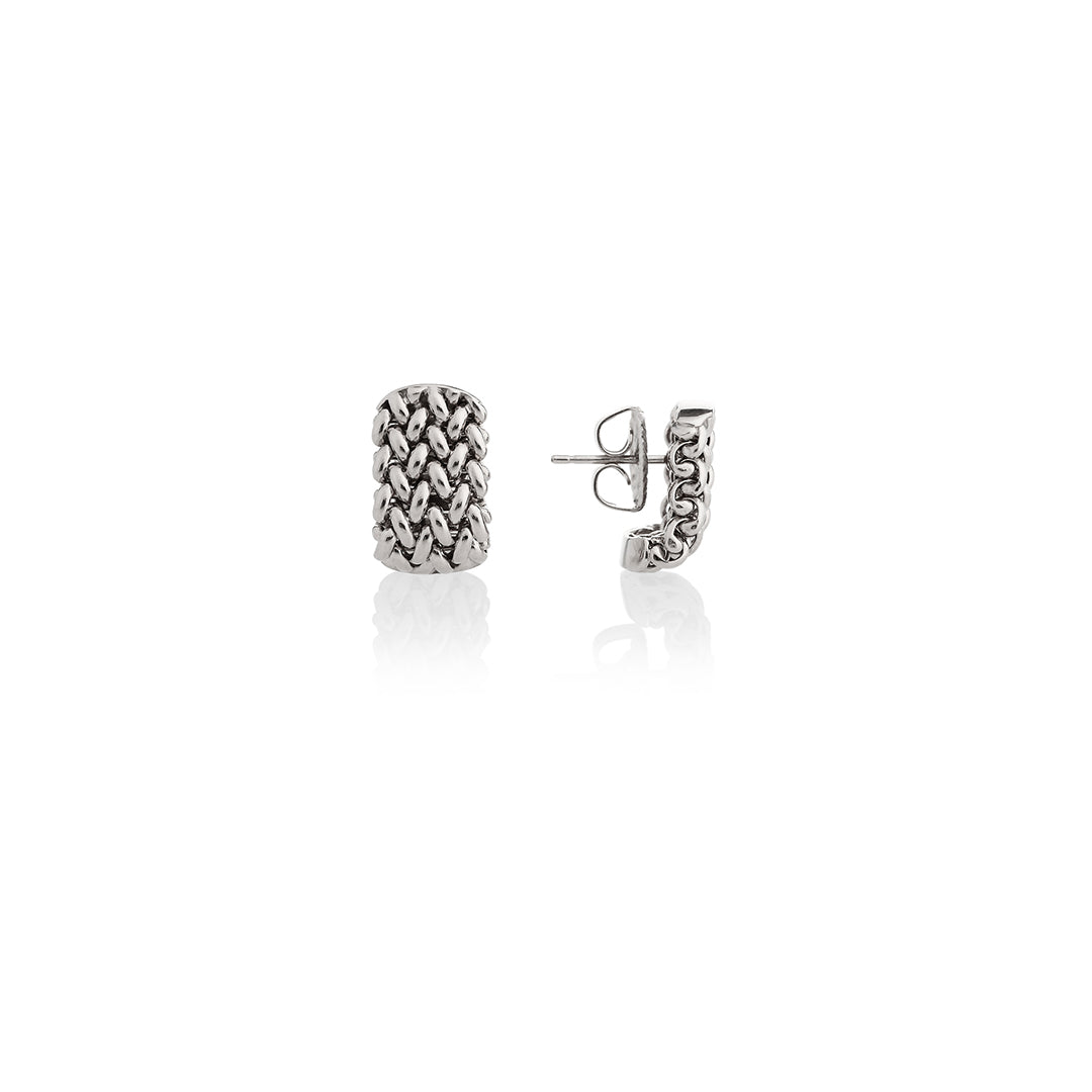 SOFIA MILANI Orecchini A Perno In Argento 925 Con Design Lucertola, Placcati Rodio, Confezione Regalo