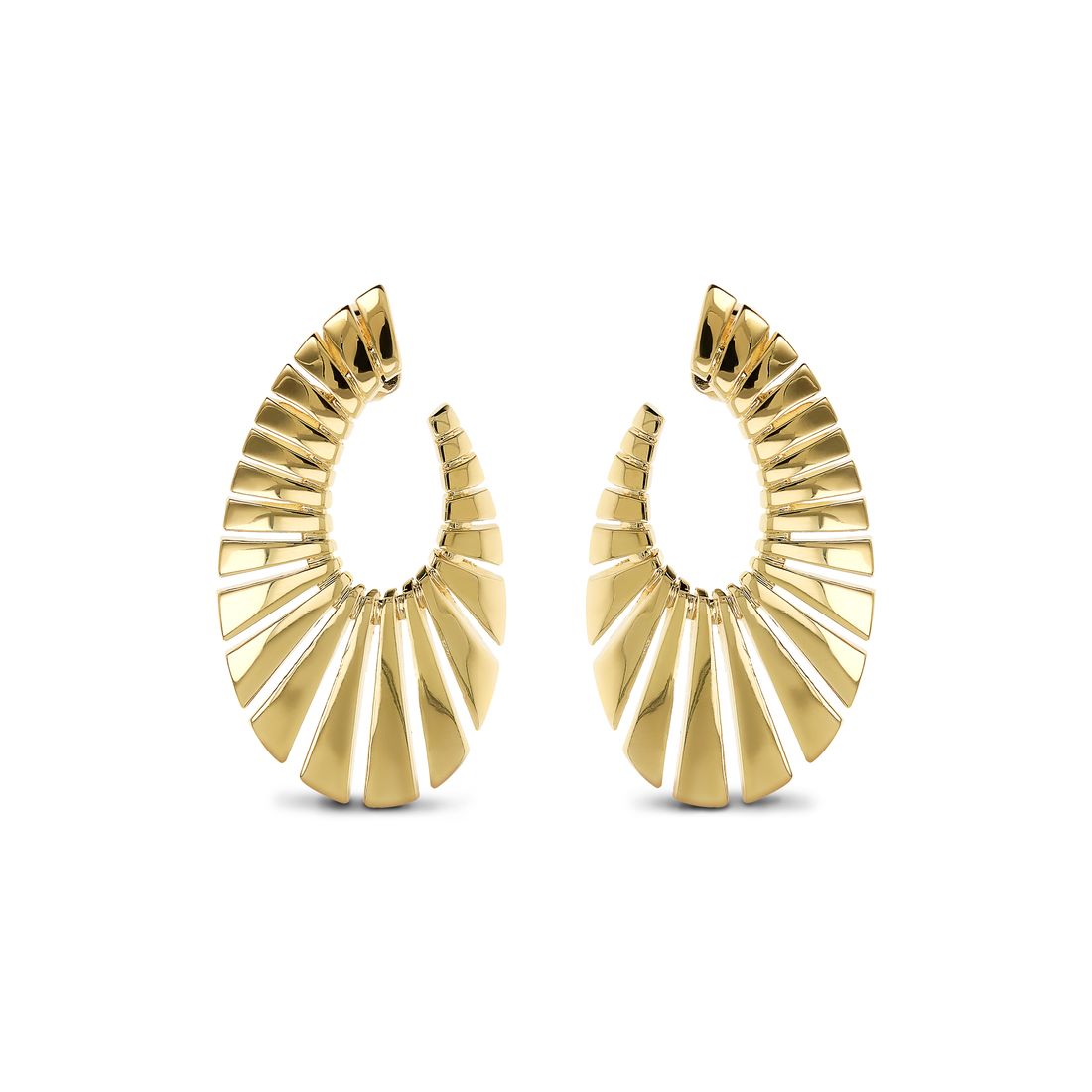 ETRUSCA GIOIELLI Orecchini Donna placcati Oro 18k – Orecchini Pendenti Ovali Anallergici – Gioielli Made in Italy – Idea Regalo Compleanni, Anniversari, Festa Donna, Festa Mamma