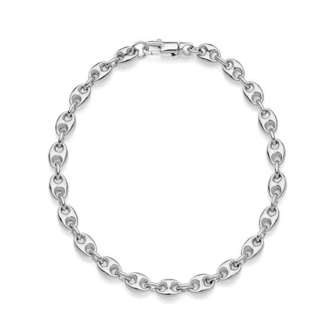 Bracelet élastique Unoaerre - Croix Avec Médaille Et Zircons, Argent 925 - 15-16 Cm