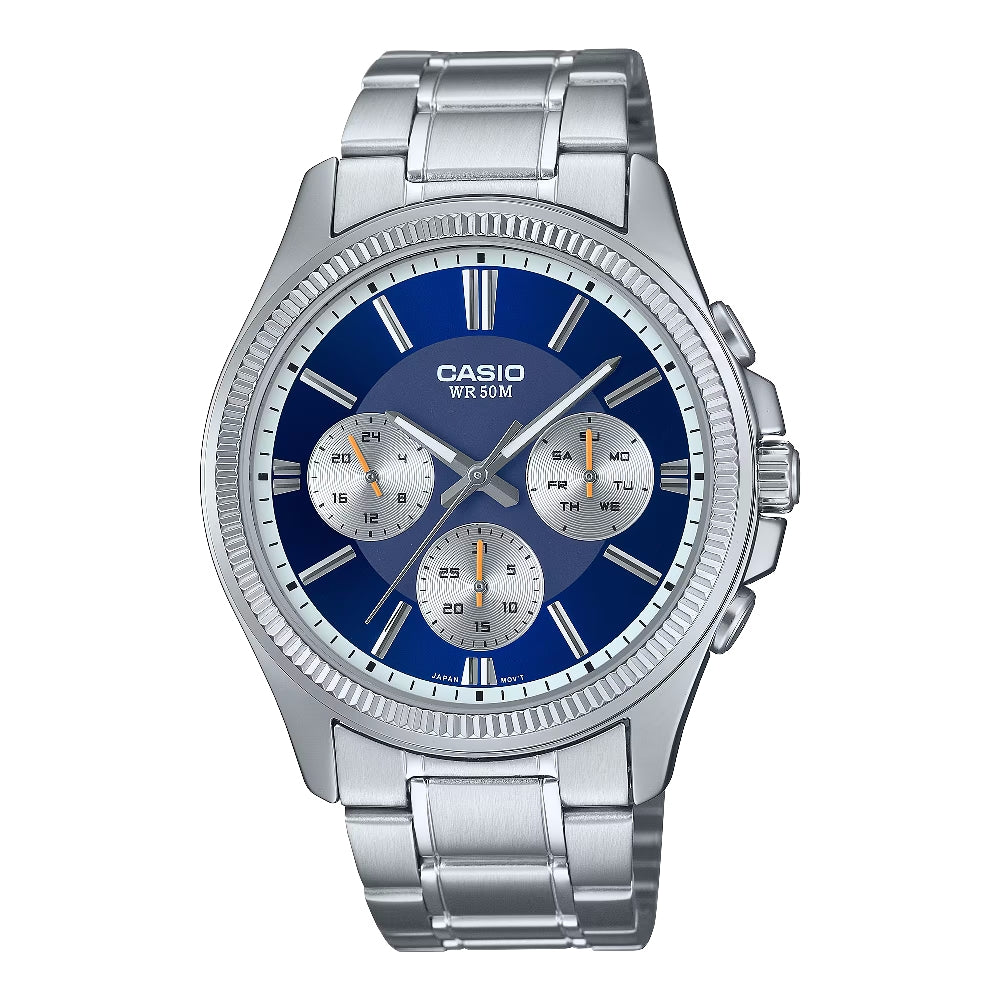 Orologio Casio MTP-1375PD-2A1VEF cronografo blu Paladini