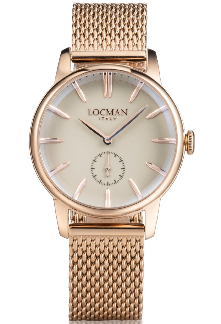 Locman Orologi Piccoli Secondi Locman 1960 37mm Beige Piccoli