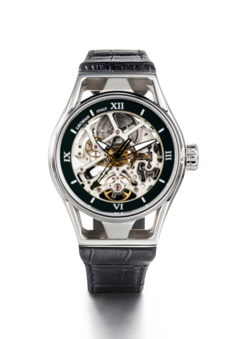 Skeleton Locman Montecristo Cinturino Pelle Orologio Locman