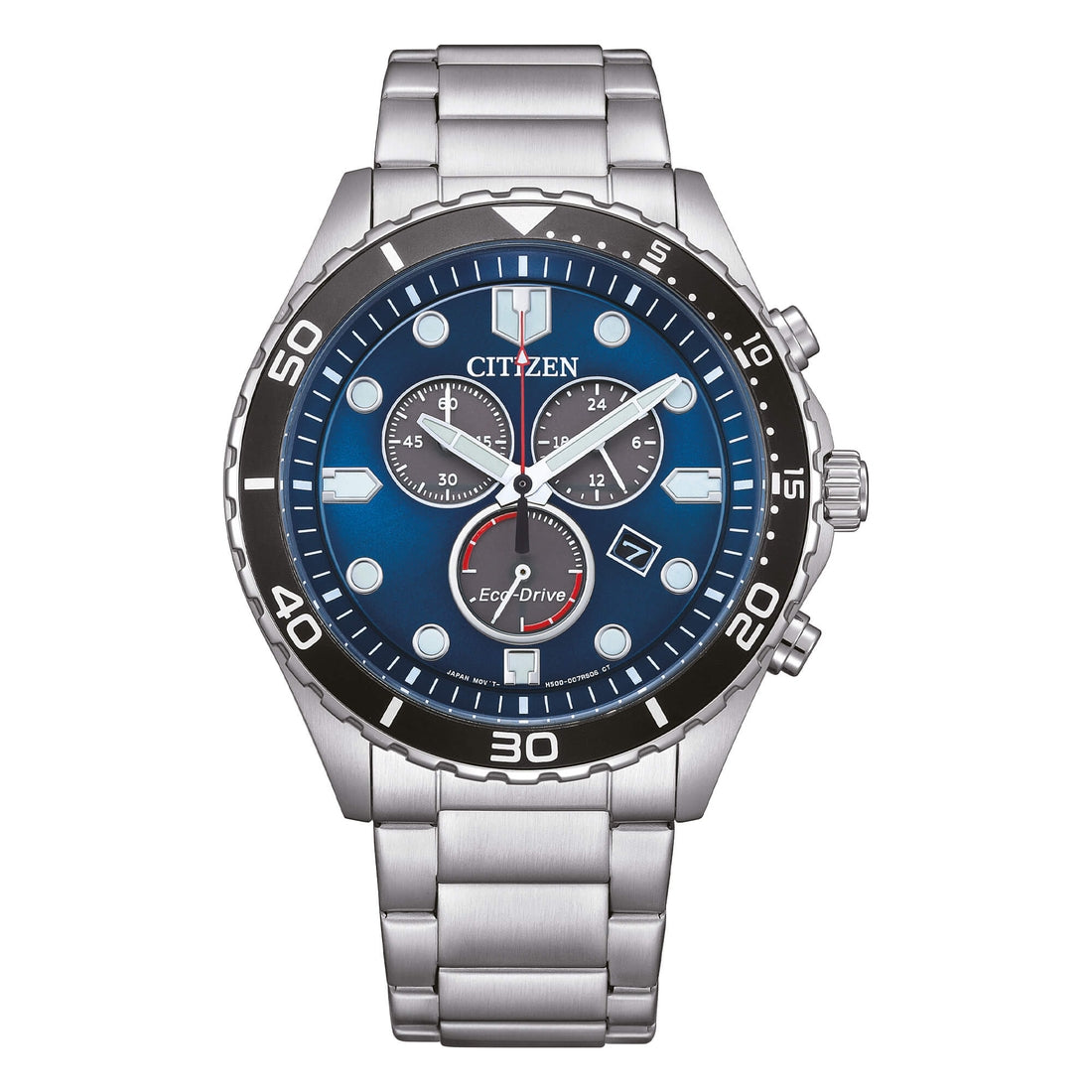 Orologio Citizen OF Sporty AT2560-84L cronografo blu