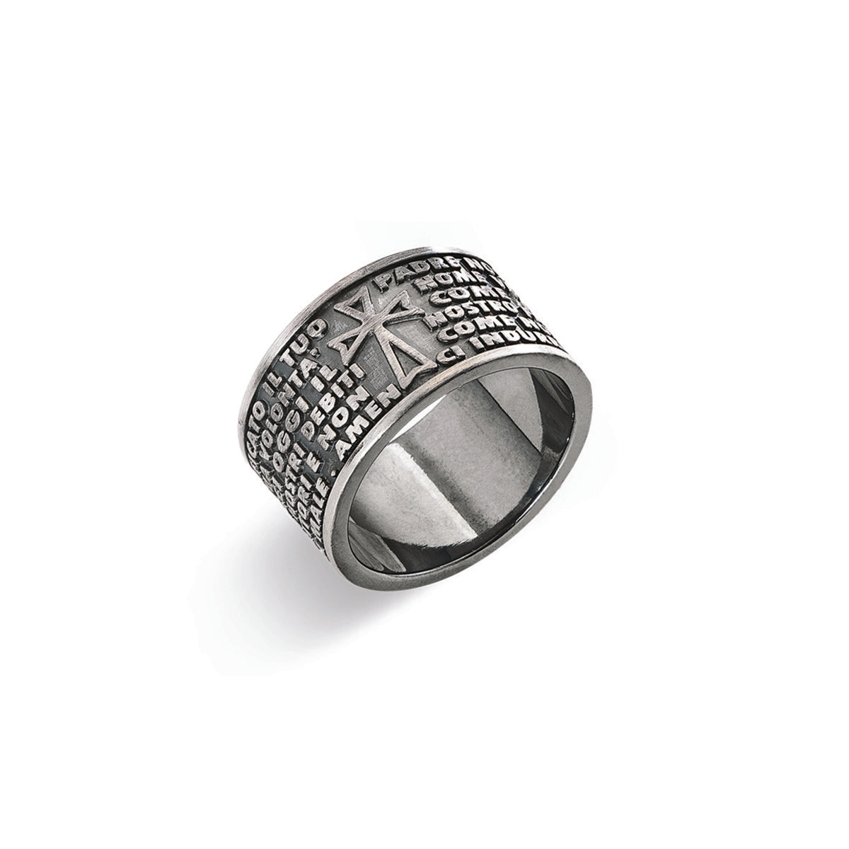 Gioielli Aurum - Anello Ave Maria in Argento Sterling, Preghiera Incisa, Design Religioso con Madonna -Fascia Uomo Donna Ragazzo Brunito - Made in Italy e Fatto a Mano - Ipoallergenico- Idea Regalo Gioielli Aurum - Anello Ave Maria in Argento Sterling, Preghiera Incisa, Design Religioso con Madonna -Fascia Uomo Donna Ragazzo Brunito - Made in Italy e Fatto a Mano - Ipoallergenico- Idea Regalo