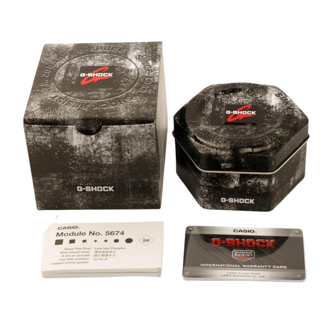 Orologio G-Shock GM-2100BB-1AER in acciaio total black