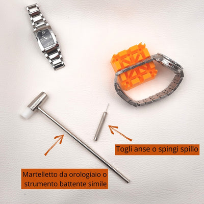Come rimuovere con semplicità le maglie di un orologio in acciaio
