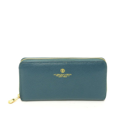 Portafoglio donna Spalding & Bros Turchese 175433U727