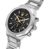Orologio Maserati Stile crono acciaio quadrante nero R8873642010