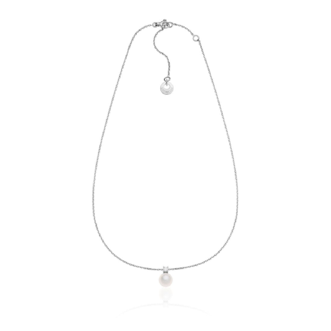 Collana Unoaerre in argento con perla 6440