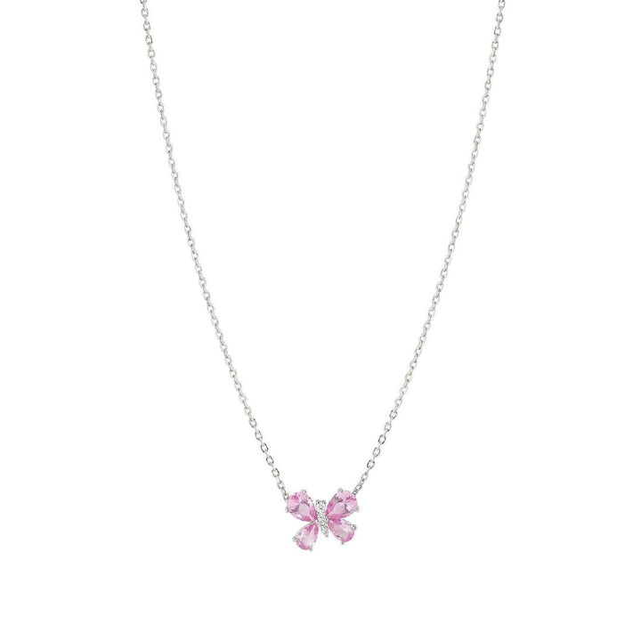 Kim Johanson Collana da donna in acciaio inox con ciondolo farfalla in oro rosa, con confezione regalo originale inclusa Kim Johanson Collana da donna in acciaio inox con ciondolo farfalla in oro rosa, con confezione regalo originale inclusa