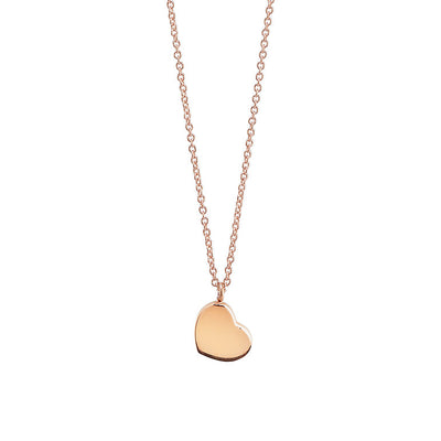 Collana Ambrosia Gioielli cuore in oro rosa AGZ 378