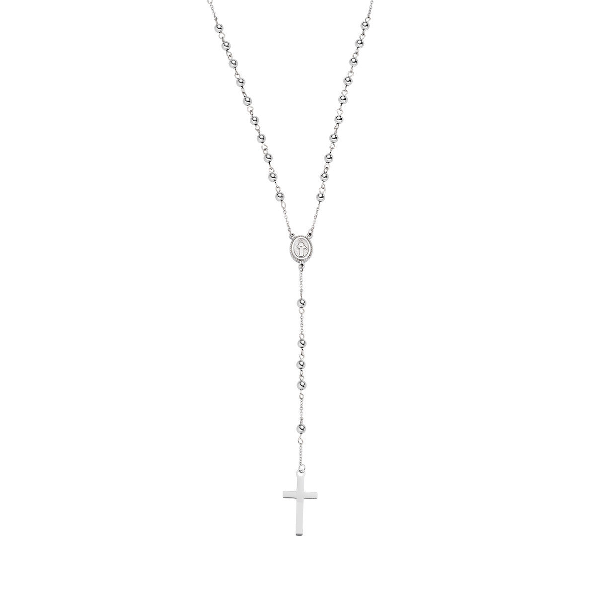 Collana Uomo Amen rosario classico in acciaio ACCL112