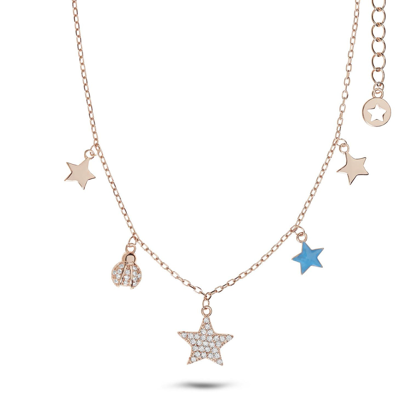 Collana Gioielli Comete Stella in argento con pendenti GLA 248