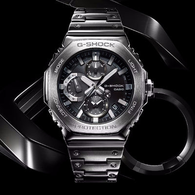 Orologio G-Shock GMC-B2100D-1AER crono acciaio quadrante nero