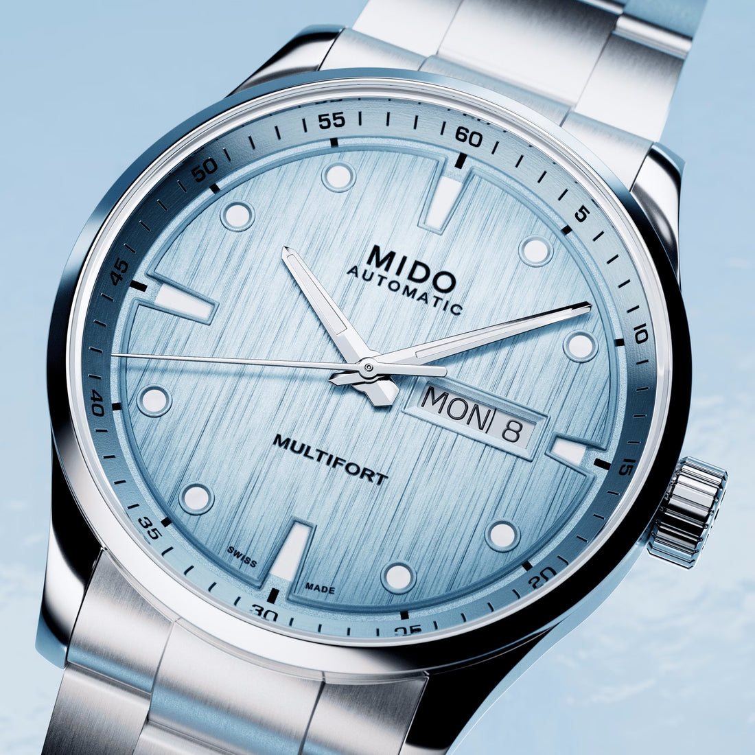 Orologio Mido Multifort M quadrante Freeze bracciale acciaio