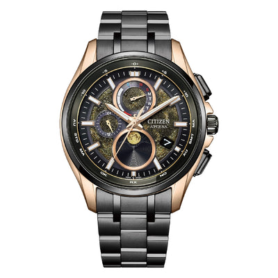 Orologio Citizen BY1009-64Y Satellite Wave Attesa Hakuto-R nero e oro