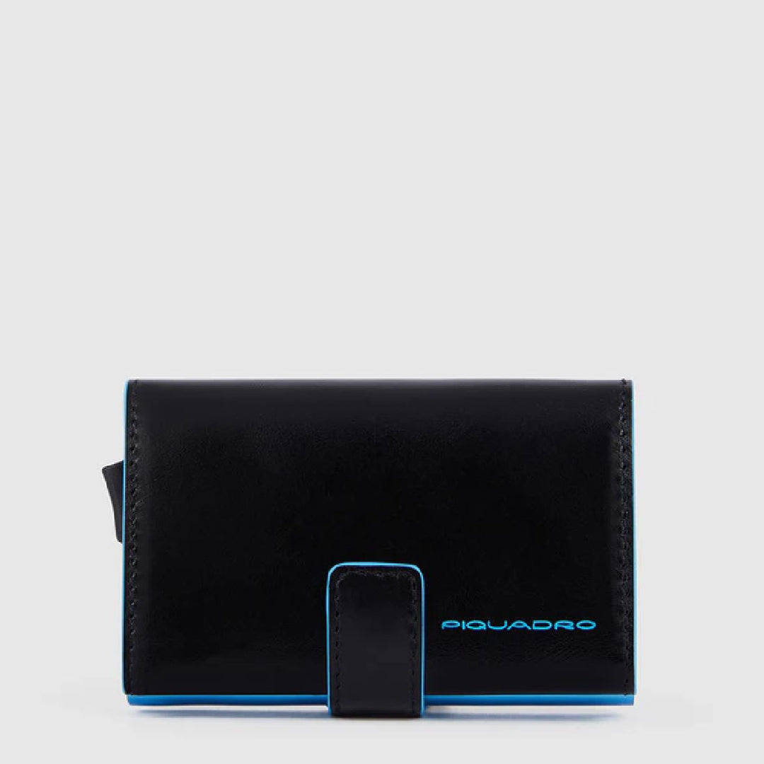 Porta carte di credito piccolo portafoglio in pelle per donna con protezione RFID e tasca con cerniera - Italia Porta carte di credito piccolo portafoglio in pelle per donna con protezione RFID e tasca con cerniera - Italia