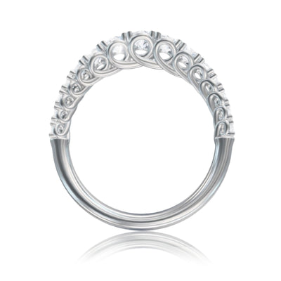 Anello Mikiko riviera a scalare linea Infinite Love brillanti ct 0,87 G-SI1