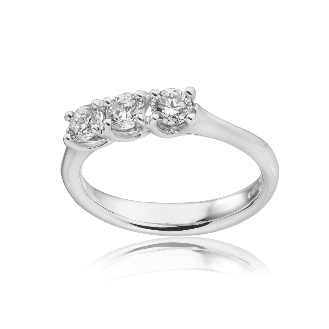 Anello Mikiko trilogy linea Grace brillanti ct 0,60