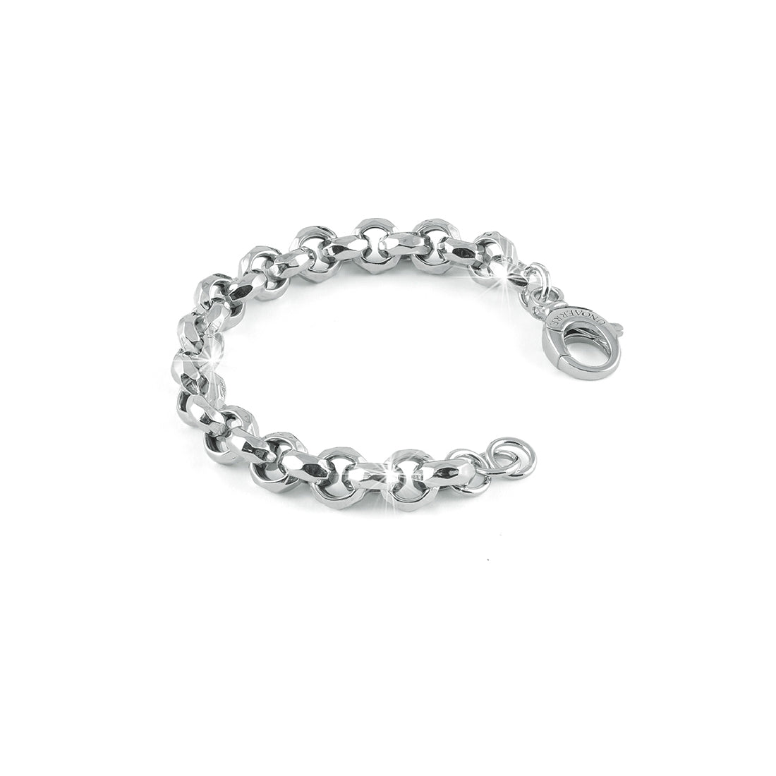 Bracciale Unoaerre 5484 maglià rolò diamantata argento 925