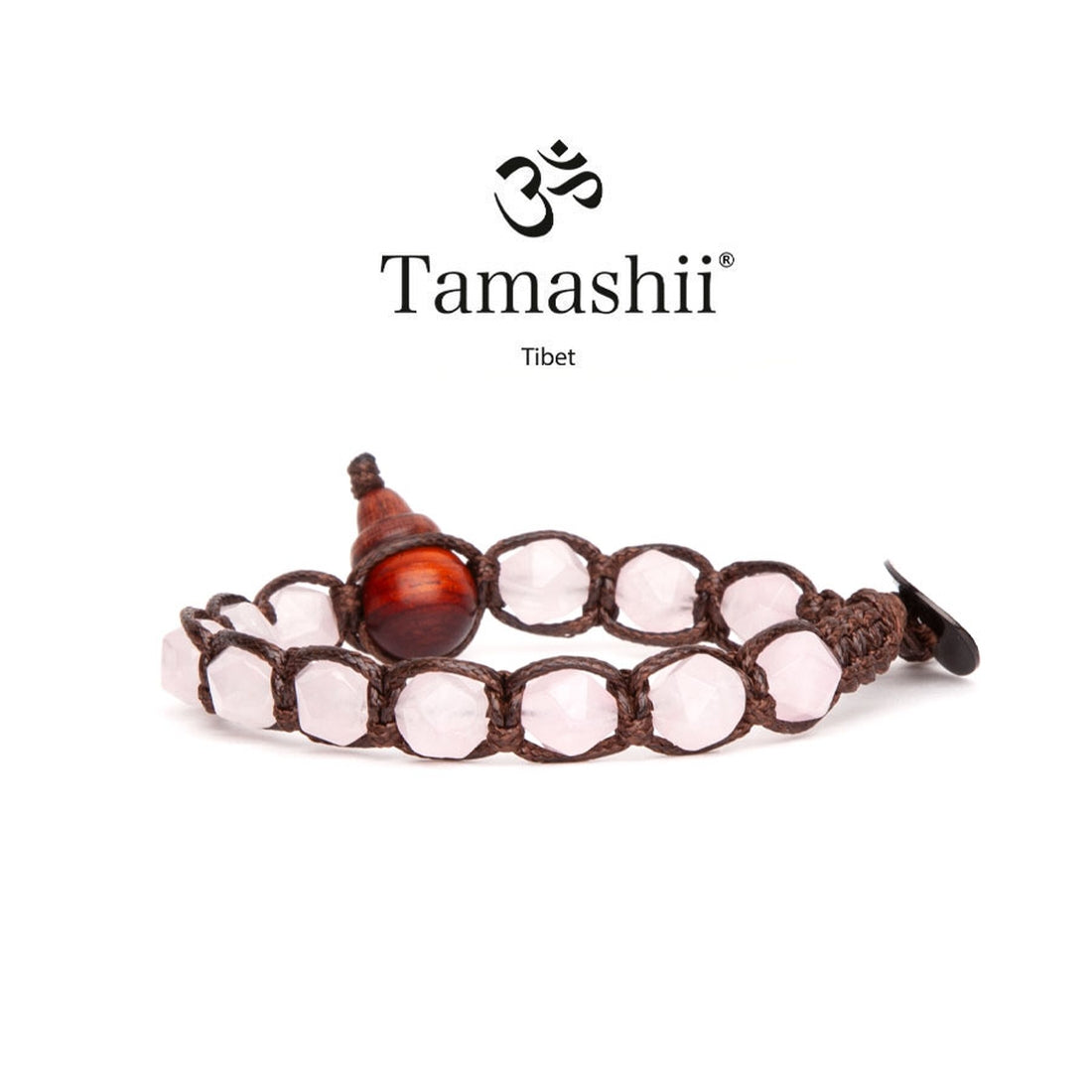 Bracciale Tamashii BHS911-199 in giada rosa diamond cut