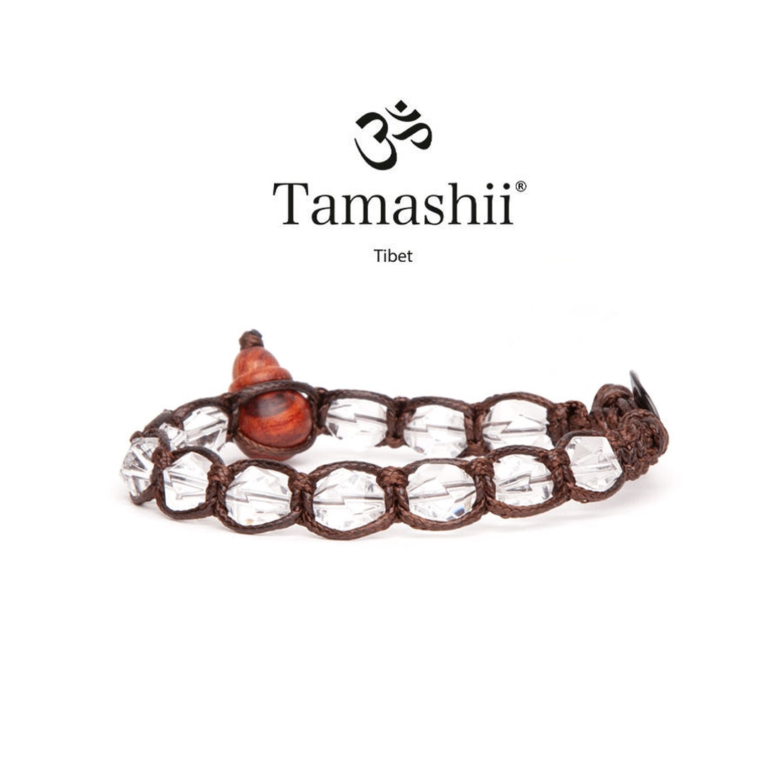 Bracciale Tamashii BHS911-61 cristallo di rocca diamond cut