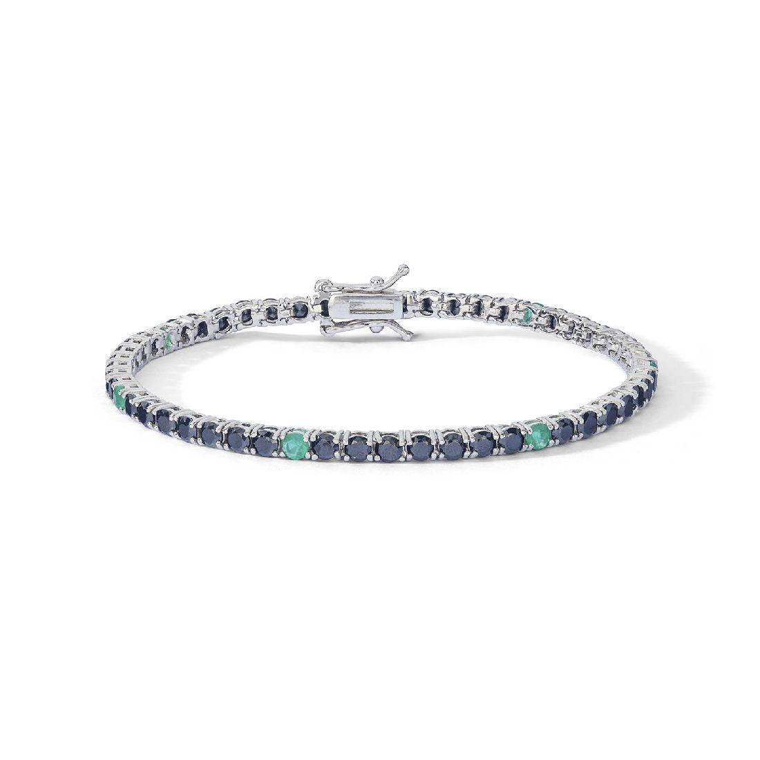 Bracciale Comete in Argento 925/100 con Zirconi neri e verdi UBR 1252 