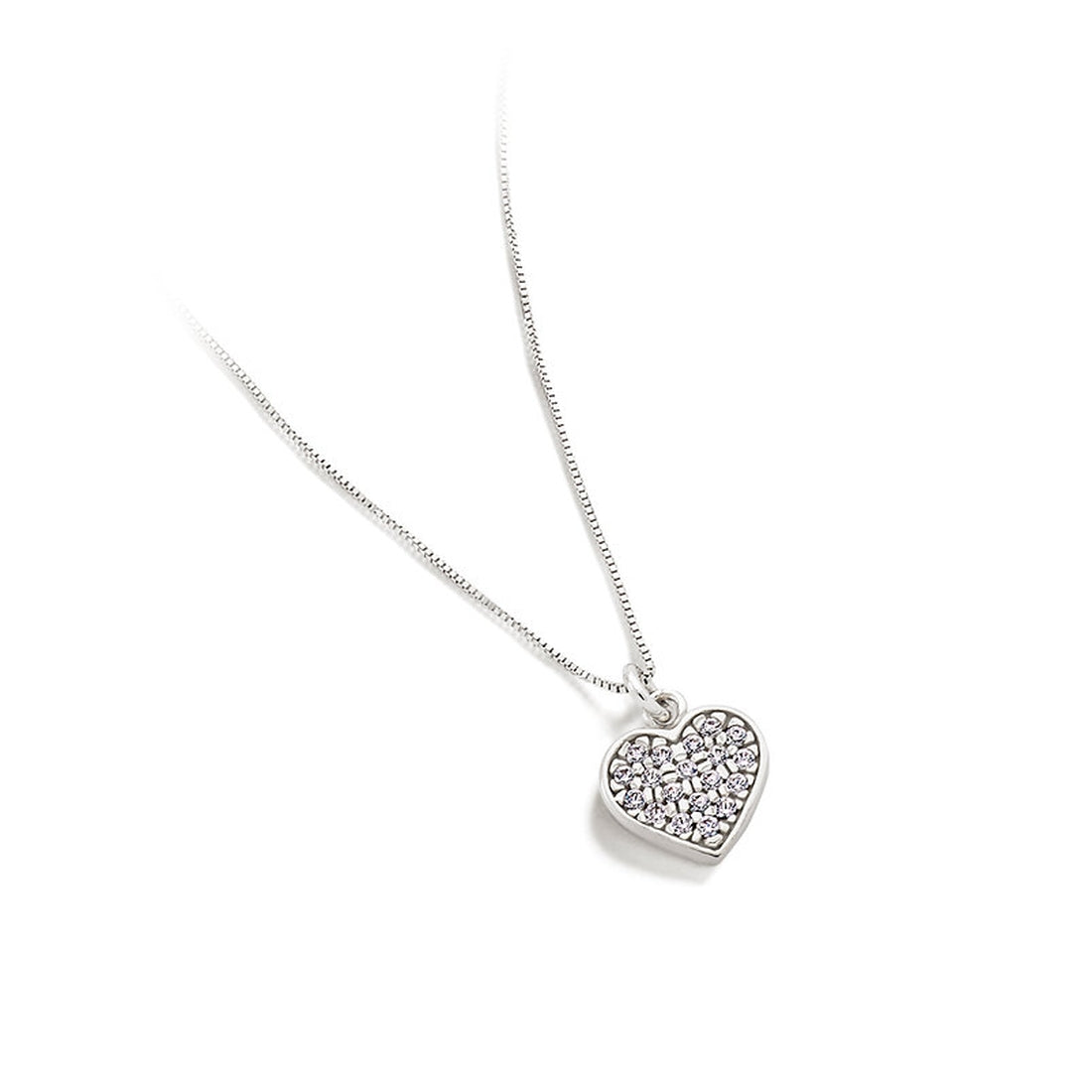 Collana con pendente a cuore in gelatina di acciaio inossidabile alla Collana con pendente a cuore in gelatina di acciaio inossidabile alla