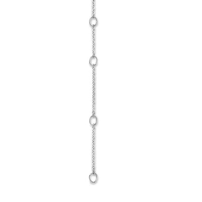 Collana Ti Sento Milano in argento placcato platino punto luce 6mm in zircone bianco 3894ZI