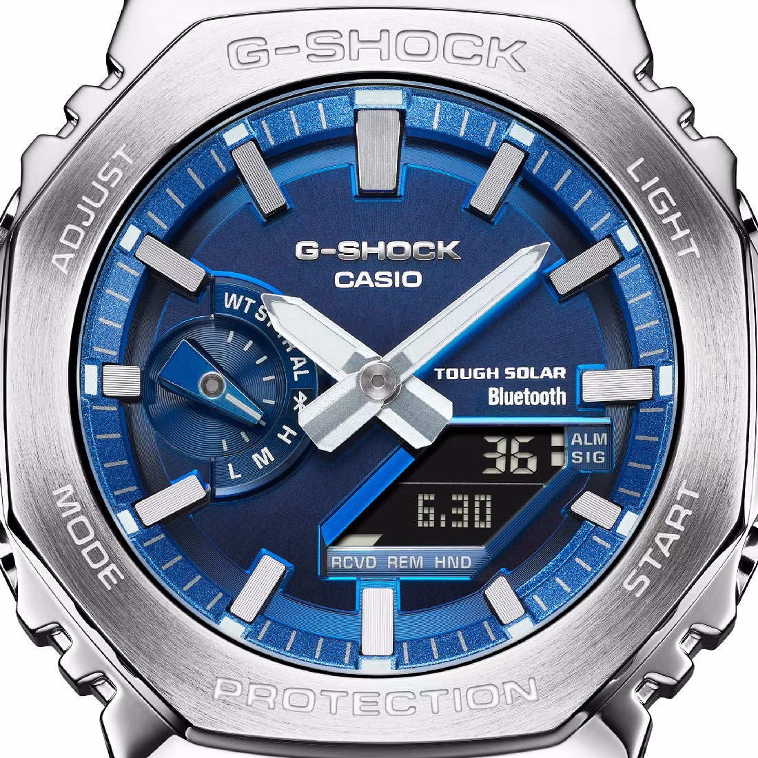 Orologio G-Shock GM-B2100AD-2AER in acciaio quadrante blu