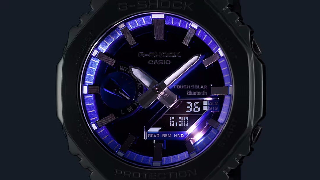 Orologio G-Shock GM-B2100AD-2AER in acciaio quadrante blu