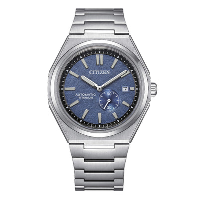 Orologio Citizen NJ0180-80L quadrante blu automatico Supertitanium