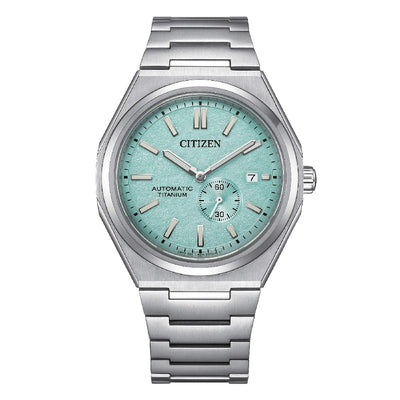 Orologio Citizen NJ0180-80M turchese automatico Supertitanium