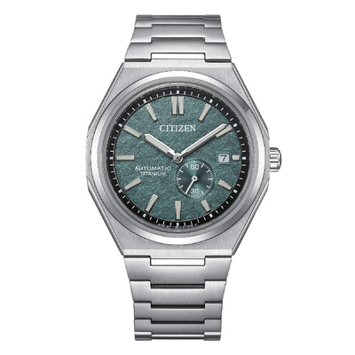 Orologio Citizen NJ0180-80X quadrante verde automatico Supertitanium