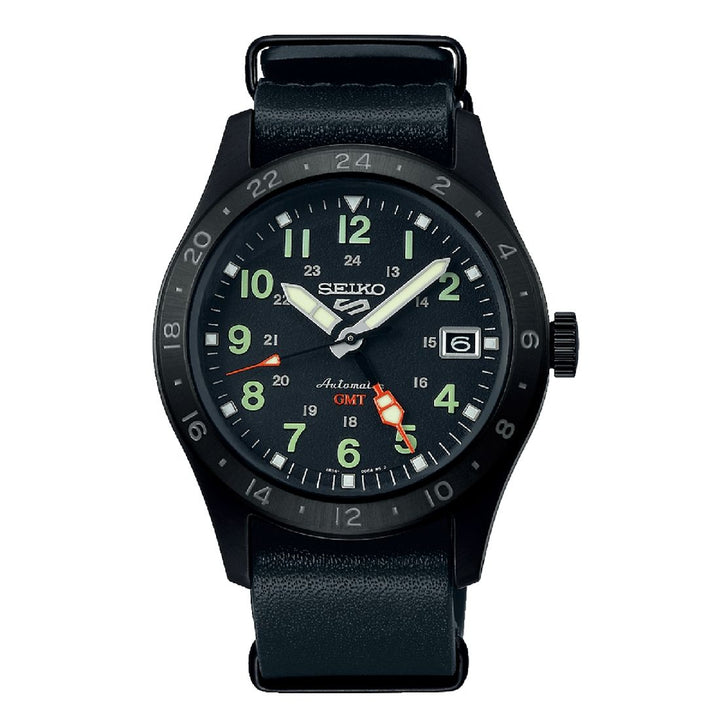 Sports Seiko Quadrante Nero Seiko Watch Black Sport – Gioielleria