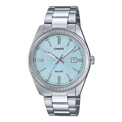 Orologio Casio MTP-1302PE-2AVEF quadrante azzurro quadretti