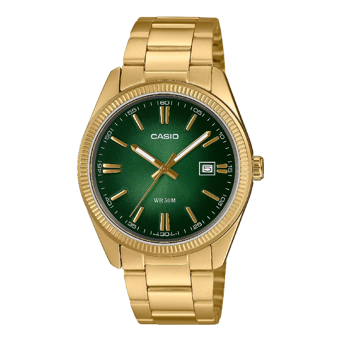 Orologio Casio MTP-1302PGC-3AVEF verde degradè dorato