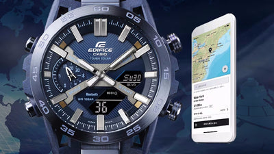 Orologio Casio Edifice  ECB-2000CB-2AEF carbonio blu racing