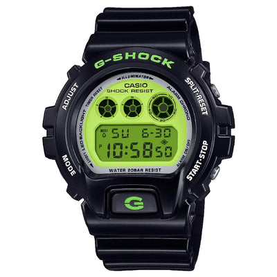 Orologio Casio G-Shock DW-6900RCS-1ER Crazy Colour nero e verde