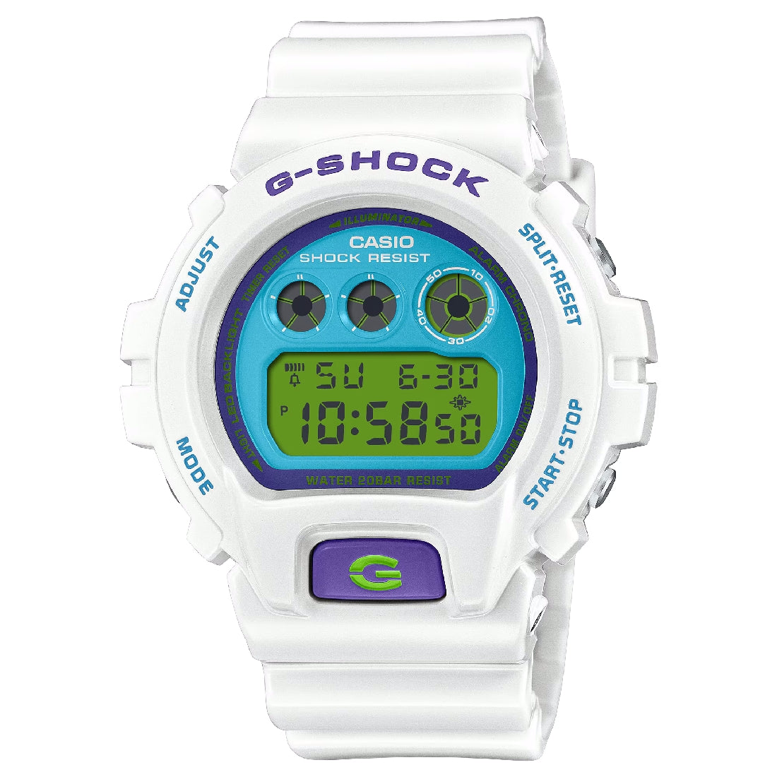 Orologio Casio G-Shock DW-6900RCS-7ER bianco Crazy Colour