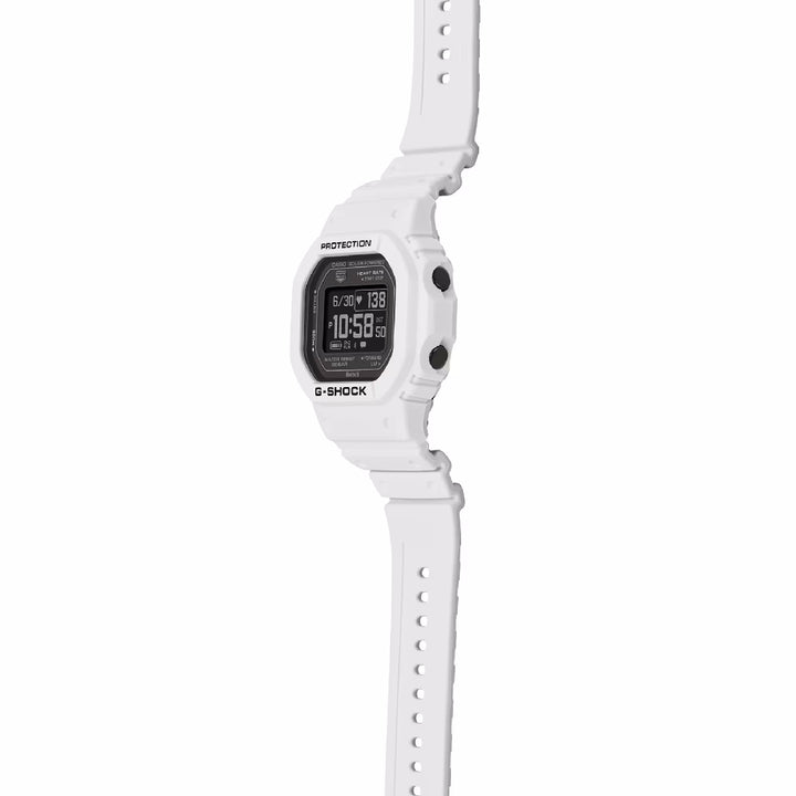 Casio G-SHOCK G-SQUAD DW-H5600-7ER Orologio Digitale Uomo - Bianco - Cardiofrequenzimetro E Sensori