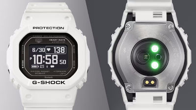 Orologio G-Shock DW-H5600-7ER bianco sensore cardio e solare