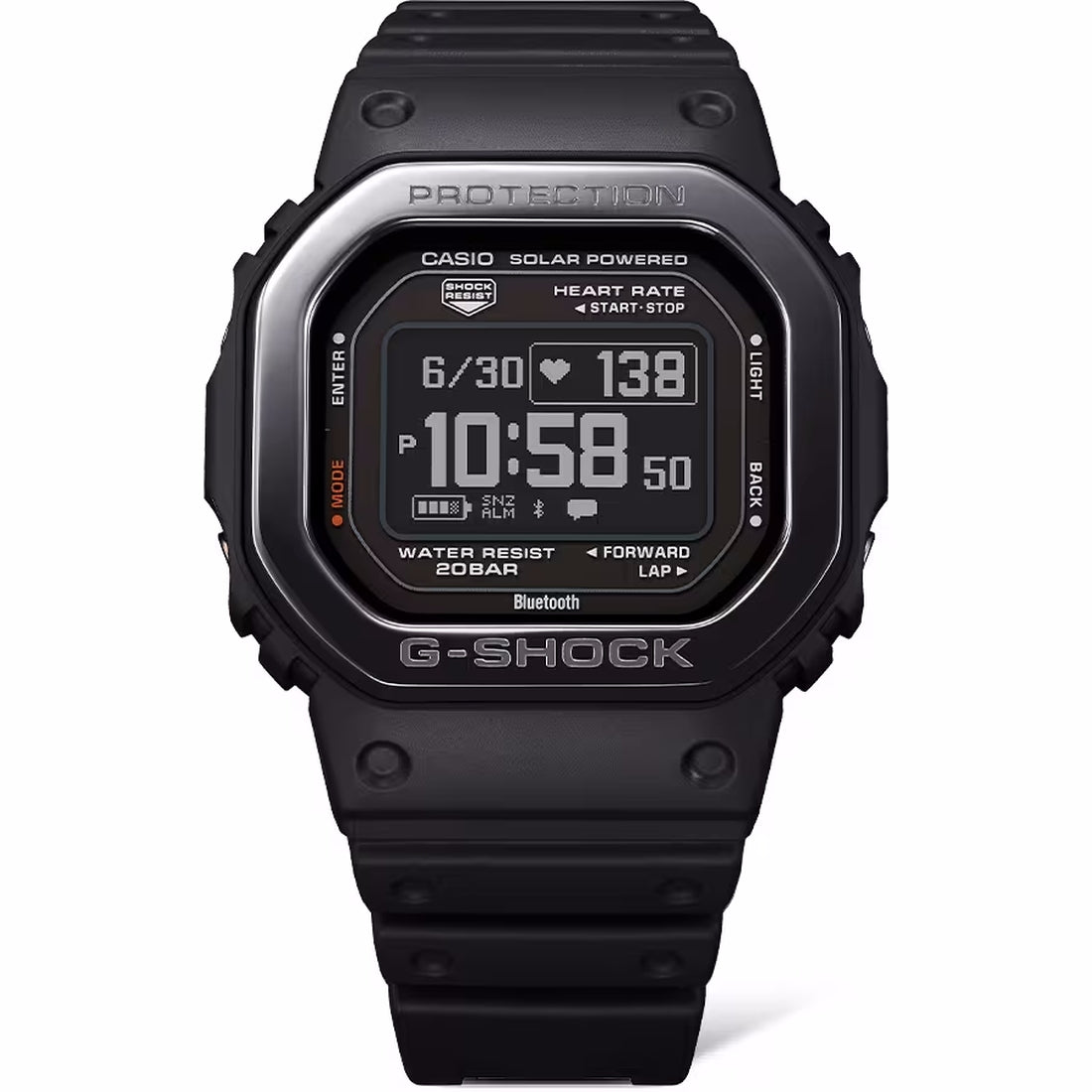Orologio G-Shock DW-H5600MB-1ER nero sensore cardio