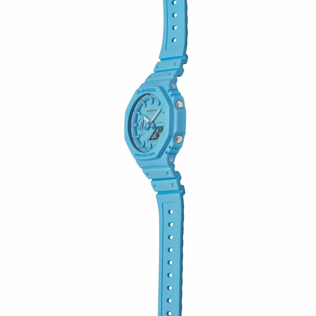 Orologio G-Shock GA-2100-2A2ER azzurro monocromo