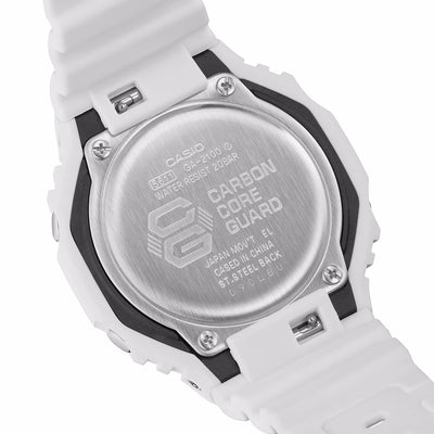 Orologio G-Shock GA-2100-7A7ER bianco monocromo