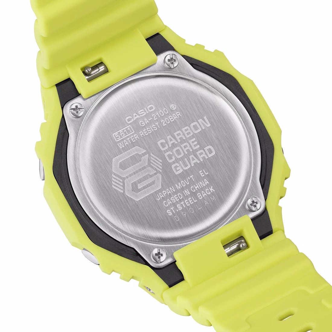 Orologio G-Shock GA-2100-9A9ER giallo monocromo