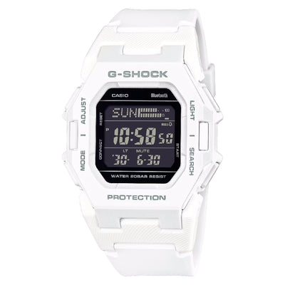 Orologio G-Shock GD-B500-7ER bianco con bluetooth e contapassi