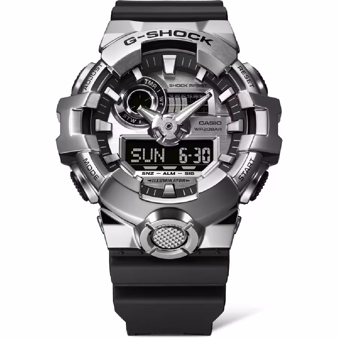 Orologio G-Shock GM-700-1BER cassa bigsize acciaio e resina