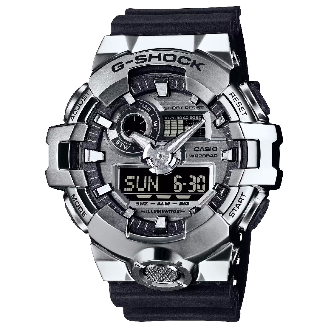 Orologio G-Shock GM-700-1BER cassa bigsize acciaio e resina