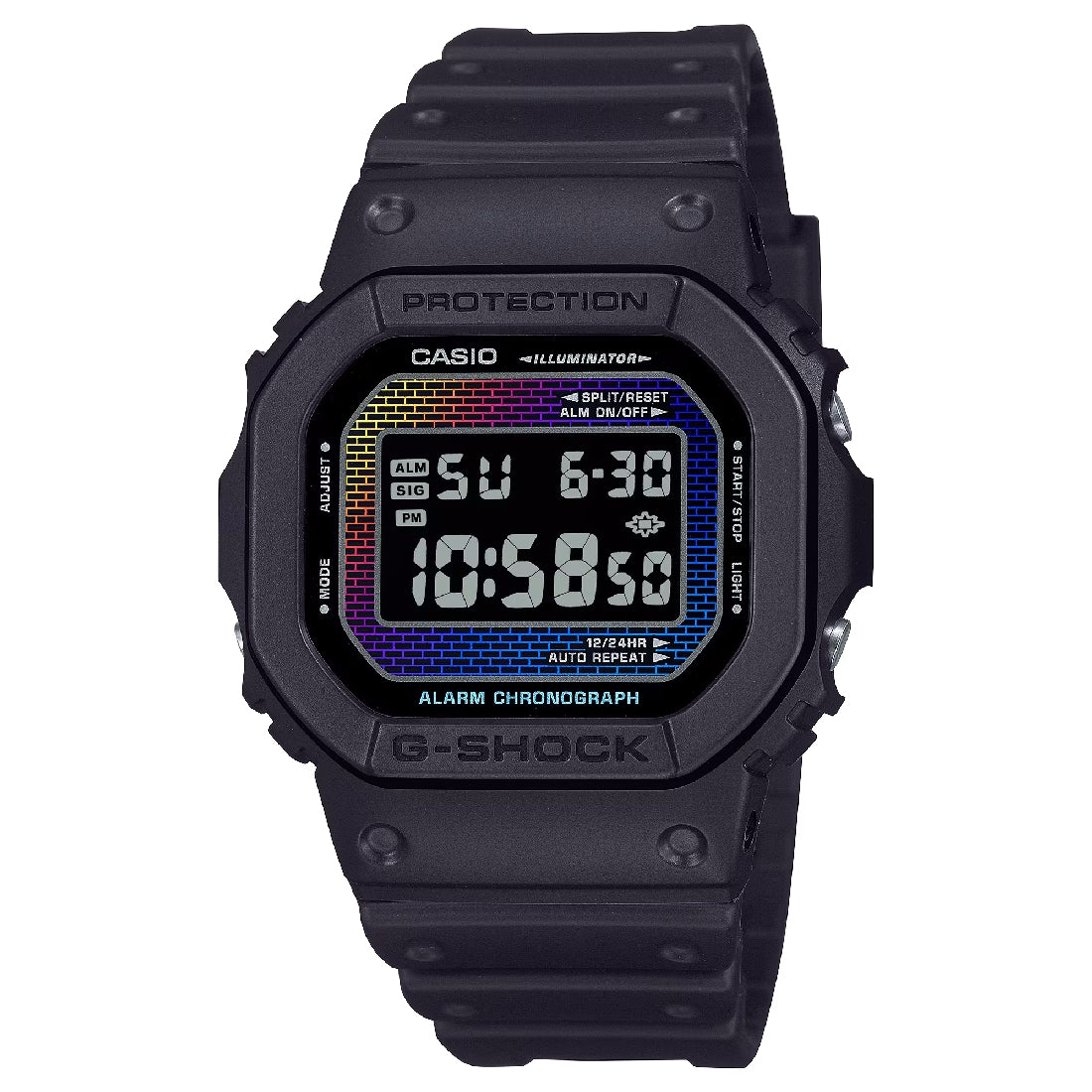 Orologio G-Shock DW-5600RW-1ER motivo a mattoni iridescenti